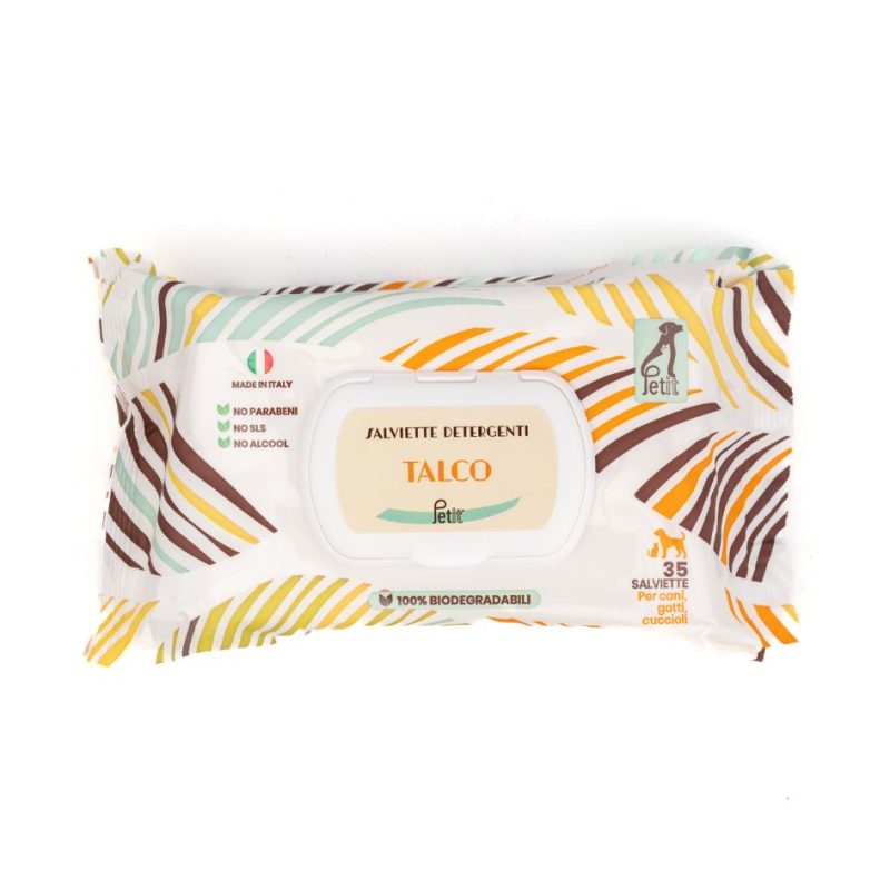 Salviette al talco biodegradabili