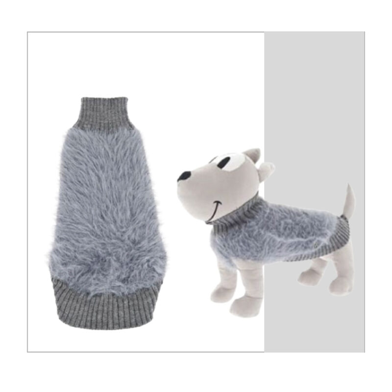 Batuffolo grigio – Caldo maglioncino per cani Ferribiella