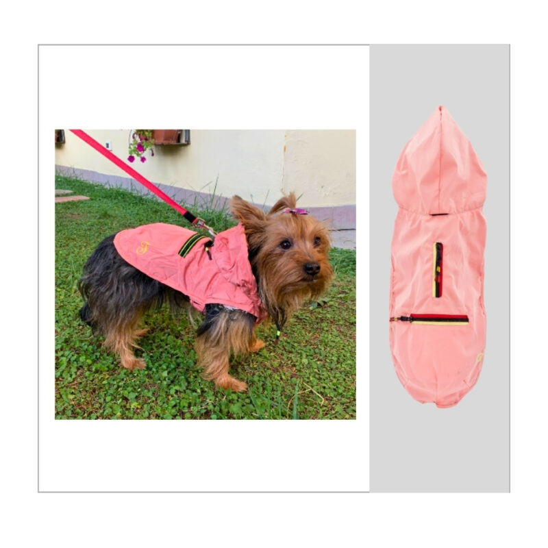 Anorack – Impermeabile Anorak rosa per cani Ferribiella